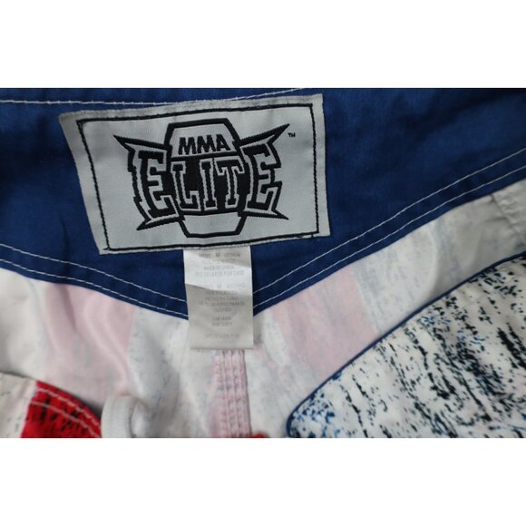 Vtg Y2K MMA Elite Mens Medium USA Flag Eagle UFC Fighting Board Shorts Trunks - Picture 9 of 15